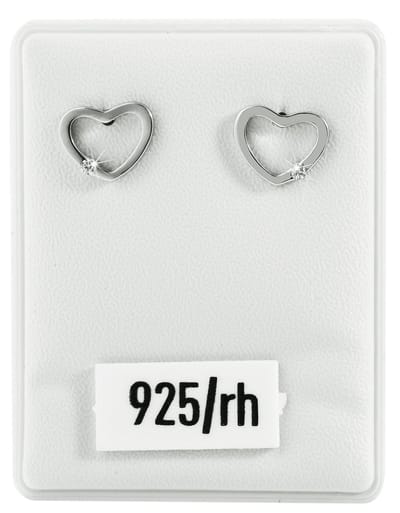 AKZENT Akzent damesoorbel "Nela" van 925 Sterlingzilver, geplateerd met rhodium, duurzaam