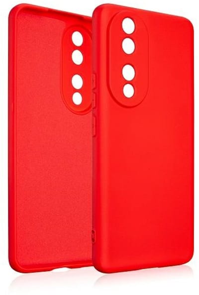 Beline - Silicone Hoesje - Honor 90 - Rood - Ergonomisch Ontwerp