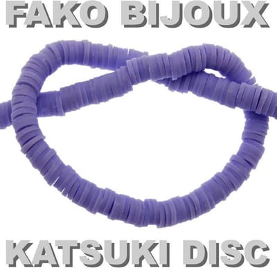 Fako Bijoux - Katsuki Disc Kralen - Polymeer Kralen - Surf Kralen - Kleikralen - 6mm - 350 Stuks - Paars