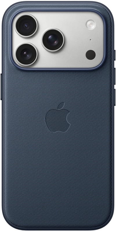 Apple iPhone 17 Pro TechWoven Back Cover met MagSafe Blauw