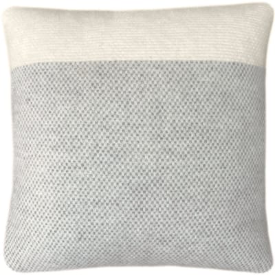 Easy nature wool cushion grey square