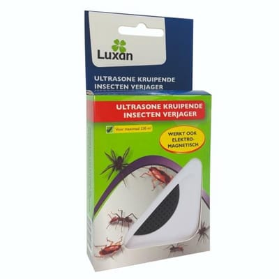 Luxan Ultrasone insectenverjager (230 m²) - Effectieve Insectenverjager - Met gratis cheatsheet