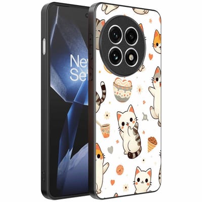 Geschikt voor OnePlus 13R Telefoonhoesje met katten opdruk - TPU backcover case cat design - Smartphonica geschikt voor OnePlus 13R