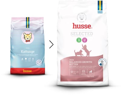 Husse Kattunge Kitten - Kittenvoer, Kattenvoer junior, Kattenbrokjes, Kittenbrokjes, Droogvoer - - 5 x 60g proefpakket