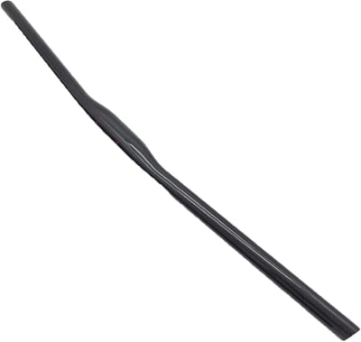 Fiets Stuur Koolstofvezel - MTB Stuur Racefiets - Comfortabel Fietsen - Lichtgewicht Hoge Sterkte - 740mm - Zwart