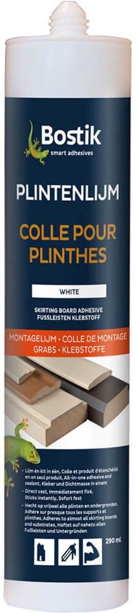 Bostik Plintenlijm 290ml Wit