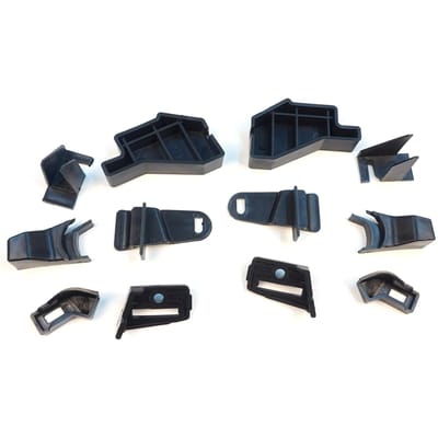 EHL524+EHL525 Koplamphouder Montage Reparatiebeugel Lipjes Set Linker Rechterkant voor Nissan Qashqai MK2 J11 2013-2021 260604EH0A 260104EH0A