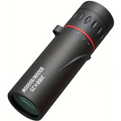 2000x25 HD Monoculaire Telescoop Mini Draagbare Mobiele Telefoon Telescoop met Houder Buiten Kamperen Jagen Vogelspotten Telescopen