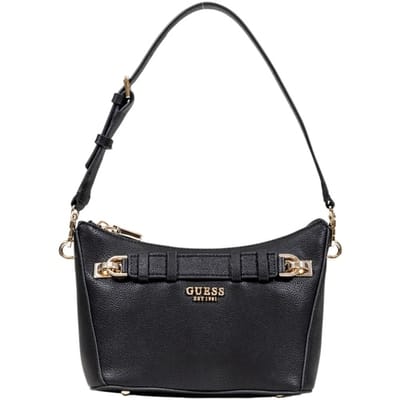 GUESS schoudertas Gregoria Top Zip Shoulder Bag Black zwart
