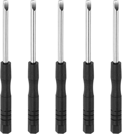 5 Stuks Mini Schroevendraaier Set Platte Kop 3mm Precisie Reparatiegereedschap