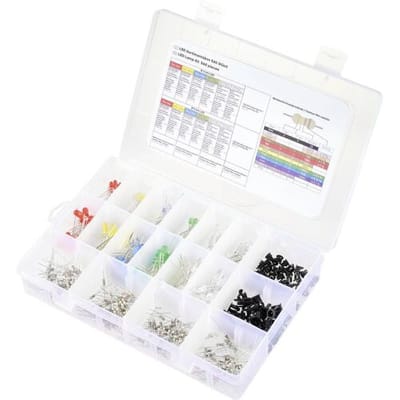 TRU COMPONENTS Bedrade LED Rood, Geel, Blauw, Geel-groen, Warm-wit, Koud-wit Rond 3 mm, 5 mm 55 mcd, 330 mcd, 420 mcd, 2500 mcd, 14400 mcd 30 ° 20 mA
