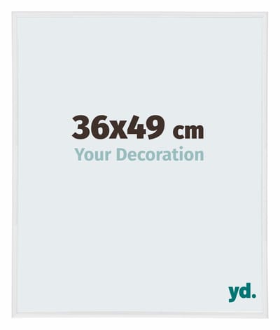 Your Decoration - Puzzellijst 36x49 cm - Wit Hoogglans - Puzzellijst 500-1000 stukjes - Kunststof Fotolijst - Annecy