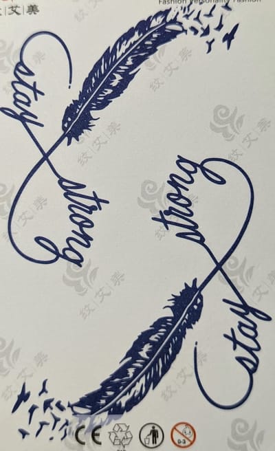Semi-permanente tatoeage - Bijna original - Makkelijk in gebruik - Kool - Sexy - Waterbestendig - Mooie ontwerpen - Natuurlijk Veganistisch - Niet-toxisch – Duur tot 10 a 15 dagen - Door idereen te gebruiken.- A6