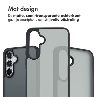 imoshion Hoesje - Geschikt voor Samsung Galaxy A55 (5G) - Color Guard Backcover - Zwart