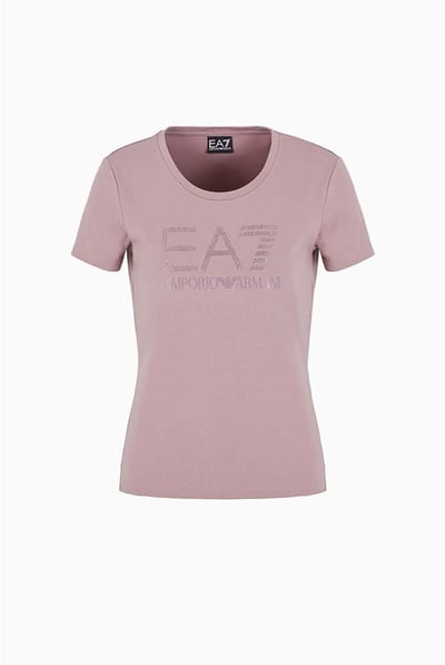 Ea7 Emporio Armani 6dtt14-tjqcz T-shirt Met Korte Mouwen Roze M Vrouw