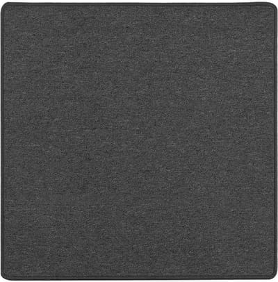 vidaXL - Tapijt - Loper - Donkergrijs - 100 - x - 100 - cm - 100% - Polypropyleen