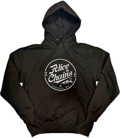 Alice In Chains - Circle Emblem Hoodie/trui - S - Zwart