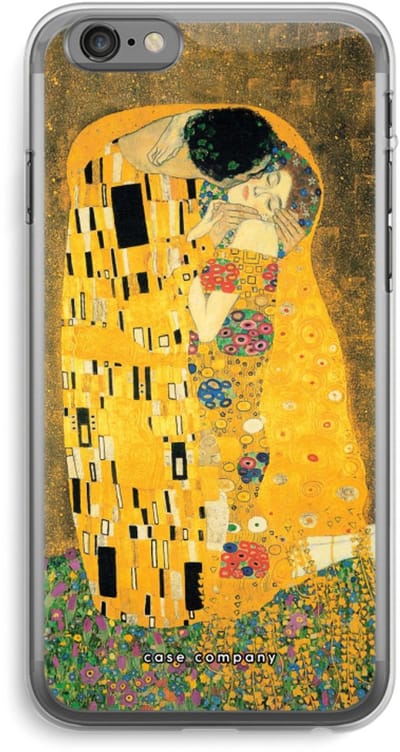 Case Company® - Hoesje geschikt voor iPhone 6 PLUS / 6S PLUS hoesje - Der Kuss - Soft Cover Telefoonhoesje - Bescherming aan alle Kanten en Schermrand