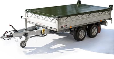 Lichte Dekzeil voor Aanhanger - 2.63 x 1.57m - Robuust PVC Zeil met Oogjes