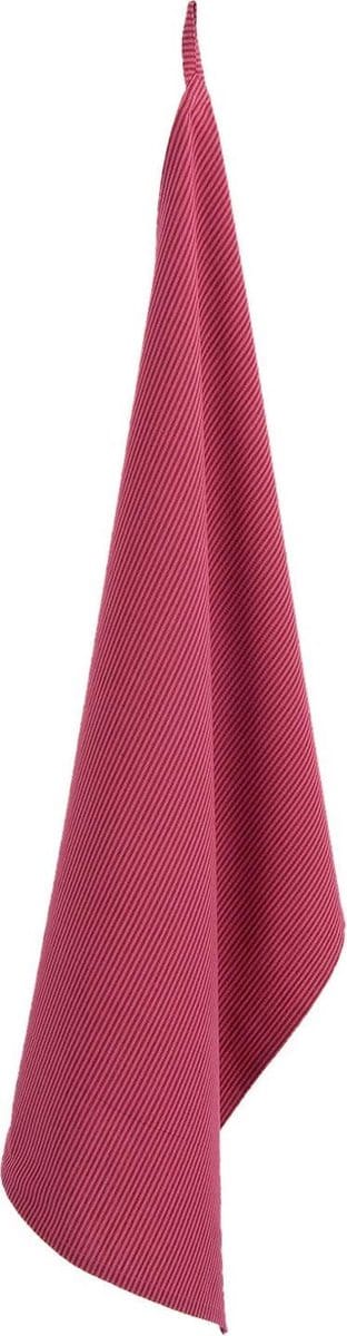 Clayre & Eef Theedoek EVF42C 50*85 cm - Rood 100% Katoen Vaatdoek Keukendoek Schotelvod