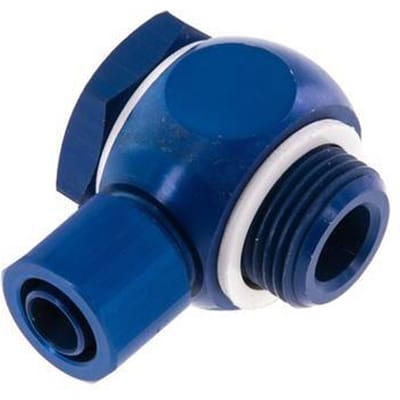 10x8 & G3/8" Aluminium Banjo Opsteek Fitting Buitendraad met O-ring Draaibaar [10 stuks]