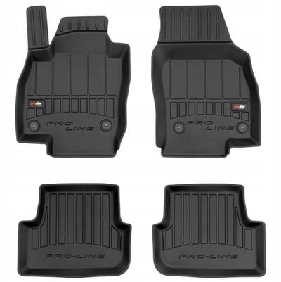 Frogum No.77 - Automatmatten passend voor Audi A1 II vanaf 2019 - 3D Korfmodel - TPE Rubber - Zwart