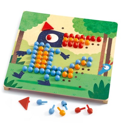 Djeco pedagogisch spel Mosaïco rigolo