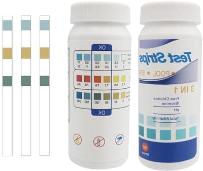 pH Test Strips voor Zwembadwater, Waterhardheid en Alkaliniteit, 100 Stuks voor Nauwkeurige Wateranalyse