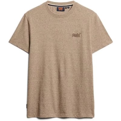 Superdry - Essential T-shirt van biologisch katoen met logo - Heren - T-shirts