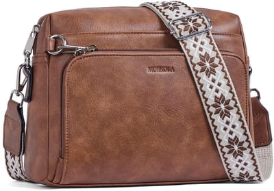 Dailygoods- Crossbody Tas Dames - Antidiefstal Ontwerp - PU Lederen Tas - Verstelbare Riem - Meerdere Vakken - RFID-Blokkering - Schoudertas