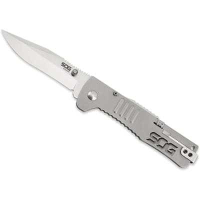 SOG Knives SlimJim Clampack Zakmes - Zilverkleurig
