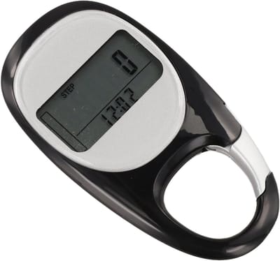 Digitale Stappenteller - Pedometer Clip-on - Fitness Tracking - 3D Sensor Technologie - Tot 99999 Stappen - Zwart