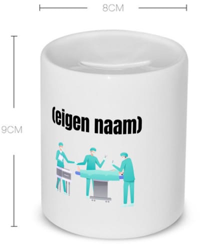 Akyol - chirurgen met eigen naam Spaarpot - Chirurg - patiënten/doktoren - collega's - verjaardag - afscheidscadeau - geschenk - kado - 350 ML inhoud