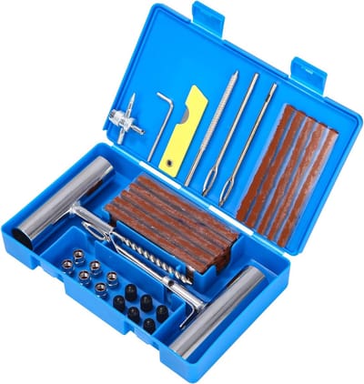 Solacis Bandenreparatieset Auto - Bandenreparatiekit - Proppenset - Bandenreparatieset - Banden Reparatieset Auto - Must Have Voor In De Auto!