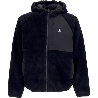 Wolfe-herenhoodie met rits Flint zwart