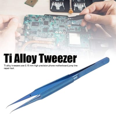 Precisie Pincet Set van Titanium Legering voor Fijne Reparatie en Elektronica Werk