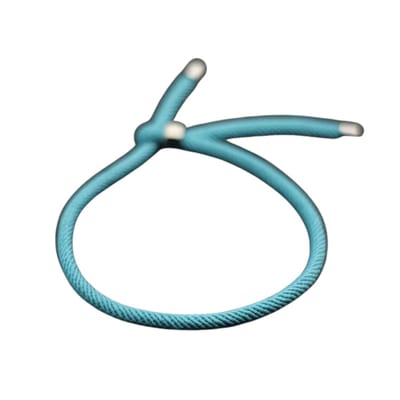 Livano Armband - Staal - Nep Zilver - Dames - Lichtblauw
