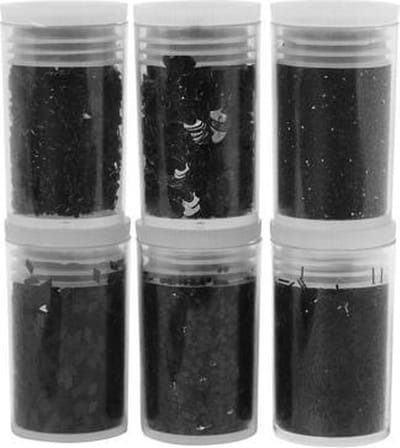 CC Glitter en Pailletten Set Zwart 6x5 gr