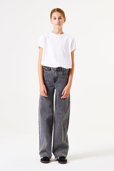 GARCIA Annemay Meisjes Wide Fit Jeans Grijs