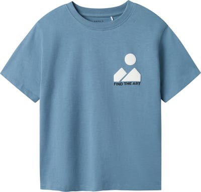 NAME IT - NKMDETEM SS NREG TOP BOX - Jongens - T-shirts - Maat 122/128
