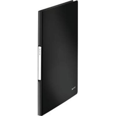 LEITZ presentatiemap Solid, voor A4-formaat, 20 hoesjes, zwart