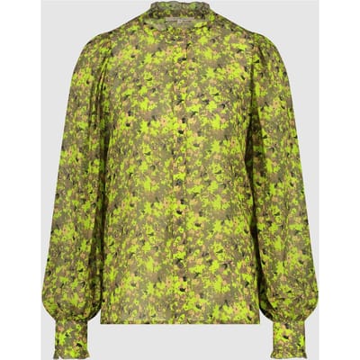 Circle of Trust Puck Blouse Forest Feeling Maat: XS | Longsleeves Outlet | Dames | Groen