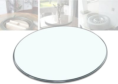 Glazen Tafelblad - Ronde Glasplaat - Meubel Upgrade - Gehard Glas - 40 cm - Transparant