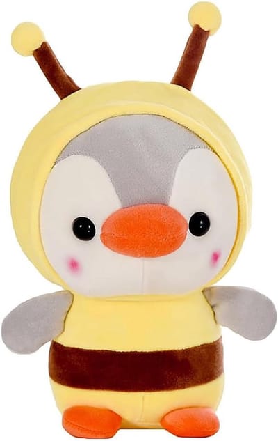 Pluchen Pinguïn Knuffel Bij - Zacht Pluche Kussen voor Kinderen en Cadeau