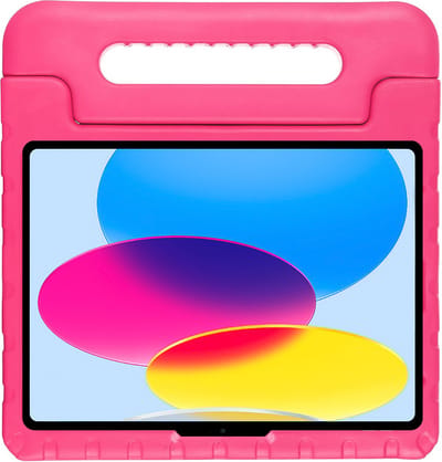 Cazy tablet Hoes Kinderen geschikt voor iPad 11 (2025) 11 inch / 10e generatie (2022) 10.9 inch - Kinderhoes Tablet Classic - Roze