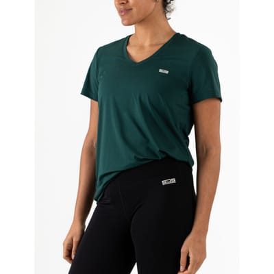 Sjeng Sports INES - Maat: L Retro Green - Tennis Shirt Vrouwen - Sportshirt - 90% polyester, 10% elastaan