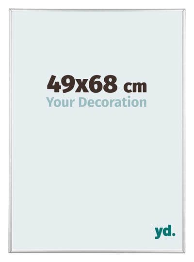 Your Decoration - Puzzellijst 49x68 cm - Zilver Hoogglans - Puzzellijst 500-1000 stukjes - Aluminium Fotolijst - Kent