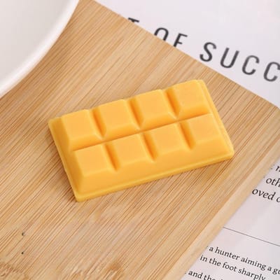 Porte-clés Mini Forme Chocolat Haut de Gamme Breloque Sac Accessoire Élégant pour Couple Décoration de Sac Quotidien jaune