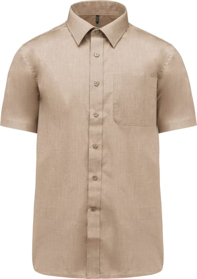 Herenoverhemd 'Ace' korte mouwen merk Kariban Angora maat 3XL