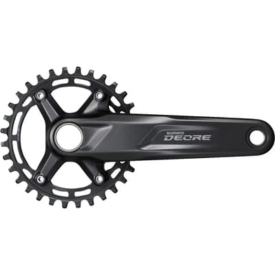 Crankstel Shimano Deore FC-M5100-1 10/11 speed - 30 tands - 175 mm - zwart